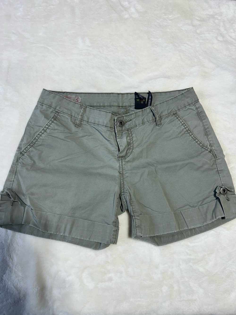 Casual Women's Buffalo Olive Green Utility Shorts